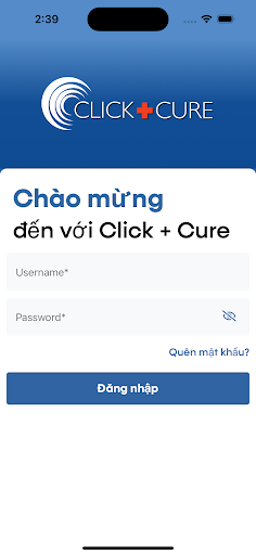 Android application Click+Cure Doctors screenshort