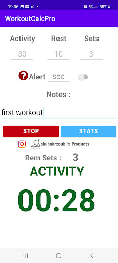 Trip2Grip Lite - Workout Timer Screen 3