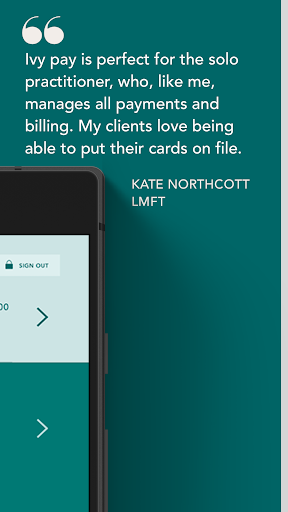 Ivy Pay - Therapist app Screen 2