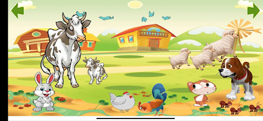 Android application Animal Sounds Game screenshort