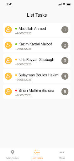 Iam Here Driver Screen 2