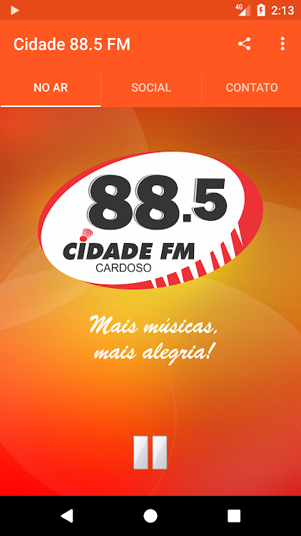 Rádio Cidade 88.5 FM Cardoso - 5.0.0 - (Android)