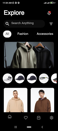 Android application findmore screenshort