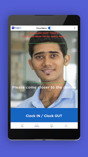 Truein Kiosk (NOT for Staff) Screen 2