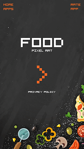 Android application Food Color by Number - Food Ga screenshort