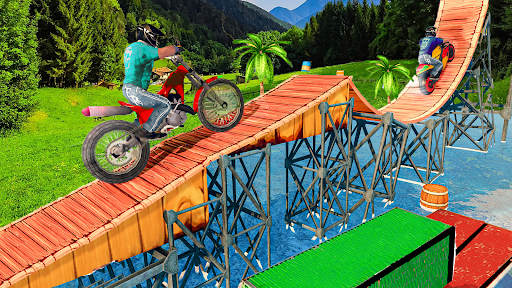 Bike Stunt 3d Race Bike Games Screen 3