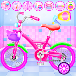 Imaginea pictogramei Girl Bike Fix & Washing Salon