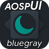 aospUI BlueGray, Substratum Dark theme +Synergy icon