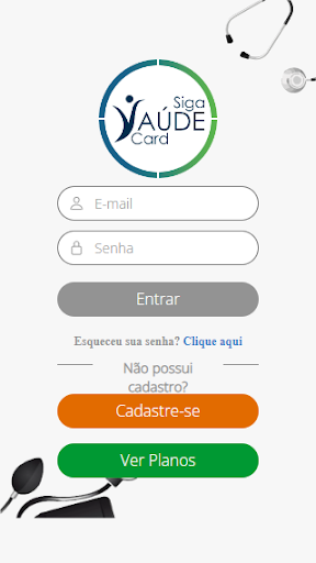 Android application Siga Saude Card screenshort