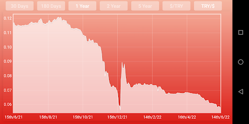 Turkish Lira Dollar Converter Screen 3