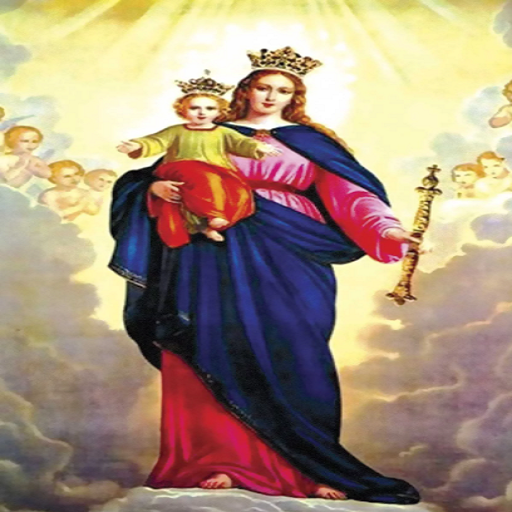 Oração à N Senhora Auxiliadora logo