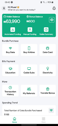 Android application Saukie Pay screenshort