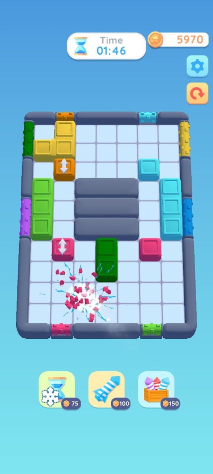 #4. Blocky Out: Block Puzzle Games (Android) 由: Seal Unicorn Games
