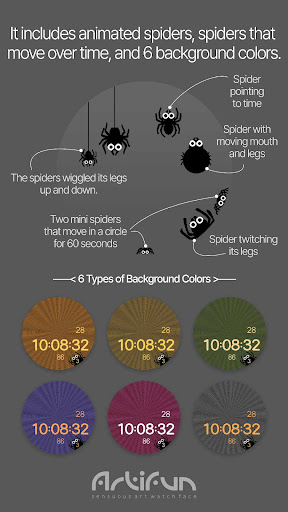 artifun.halloween1.watchface screenshot 13