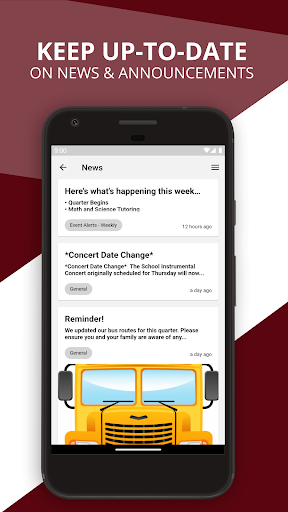 Android application UBIC Academy screenshort