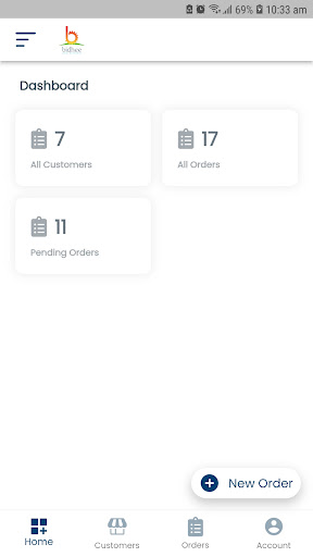 Android application Bidhee OMS Core screenshort