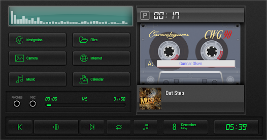 Captura de Pantalla 3 Cassette - theme for CarWebGur android