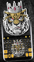 screenshot of Mean Tiger King Keyboard Theme