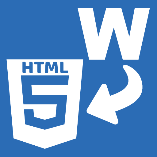 Word to HTML editor tool logo