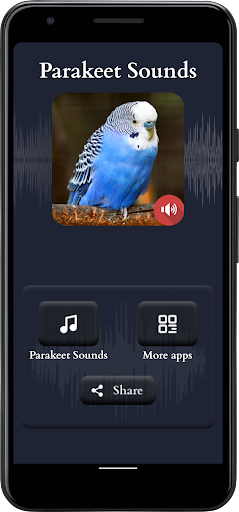 Android application Parakeet Sounds screenshort