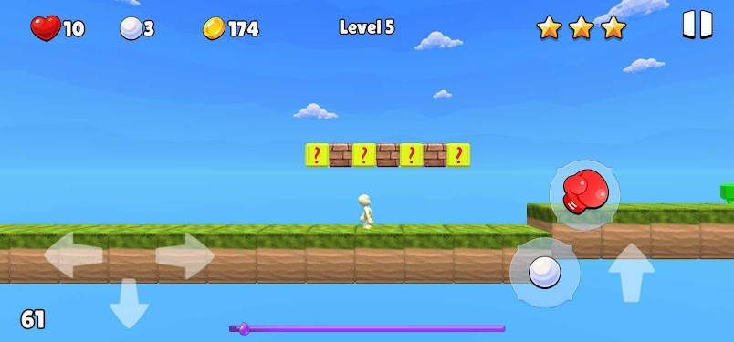 #1. Super Guy World (Android) By: Ludo Corp