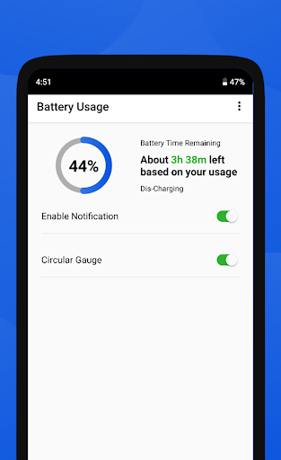 Android application Battery Usage - Monitor Batter screenshort