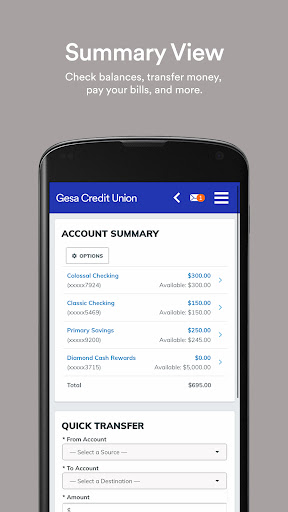 Gesa Digital Banking Screen 2