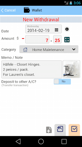 EvoWallet MoneyTracker Premium
