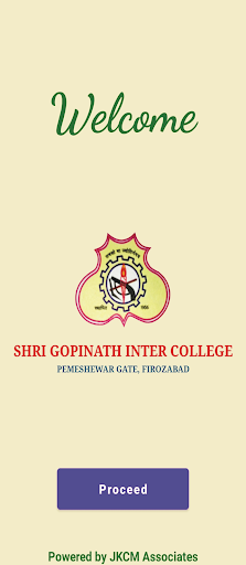 Android application SHRI GOPINATH INTER COLLEGE screenshort