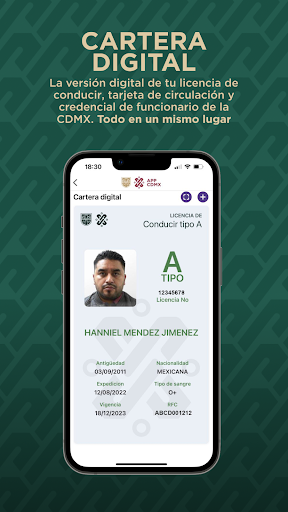 App CDMX Screen 3