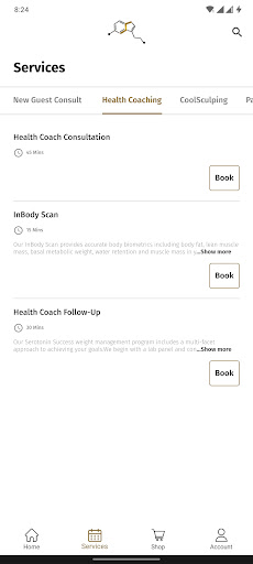 Serotonin Mobile Screen 2