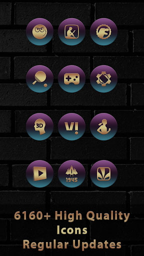 Screenshot of Precious Gold Icons