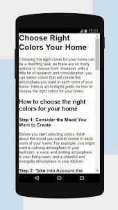 Choose Right Colors Your Home