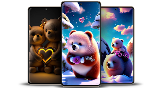 Kawaii Bear Wallpaper 4K HD - Apps on Google Play