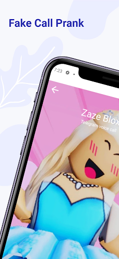 Android application Zaze Blox Fake Call screenshort