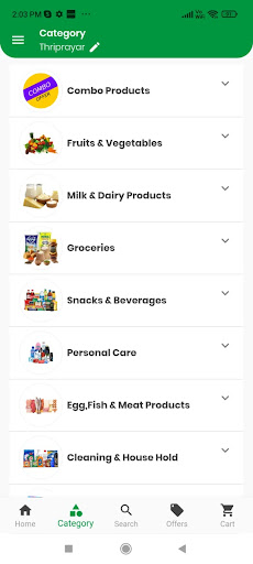 Samrudhi - Online Supermarket Screen 3