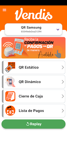 Vendis QR Screen 2