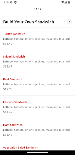 Mikes Deli Screen 3