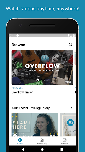 Android application YDisciple screenshort
