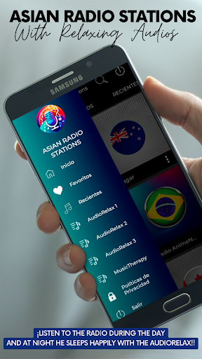 Android application Asian Radio Stations Music screenshort