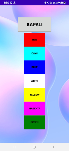 Android application Flashlight and Colorful Screen screenshort