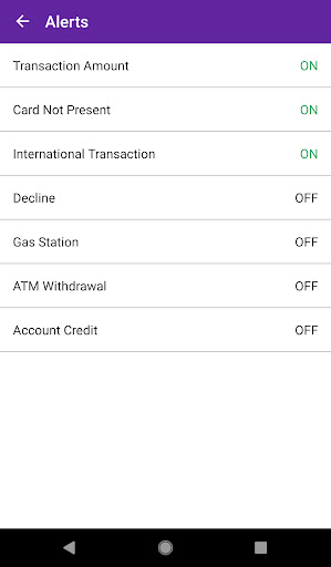 UNIFY Card Manager Screen 3