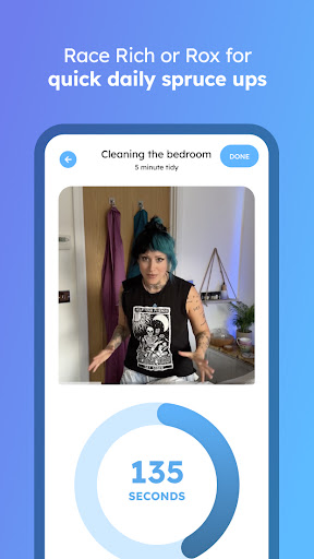 Screenshot of dubbii: the body doubling app