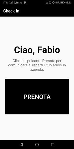 Check-in Caino Screen 2