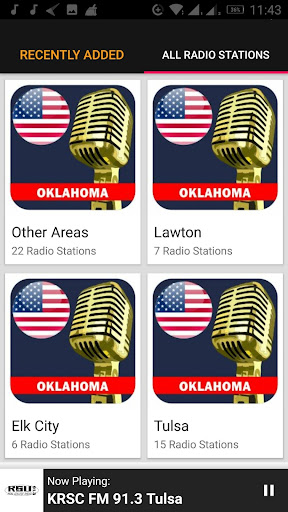 Oklahoma Radio Stations - USA Screen 3