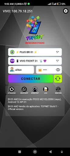 Android application TOPNET screenshort