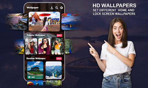 Android application Wallpapers HD - 4K Wallpapers screenshort