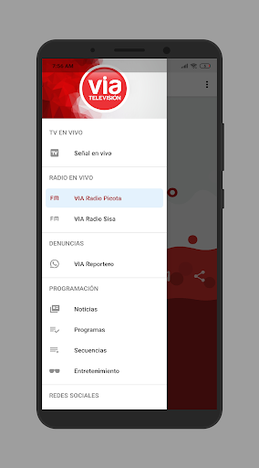 Android application VIA Televisión Play screenshort
