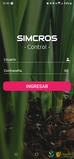 SIMCROS Control Screen 2