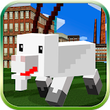 Cube City: Blockhead Goat 3D icon